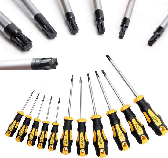 11-delige Torx-schroefkabelset, voor gebruik in de garagewerkplaats