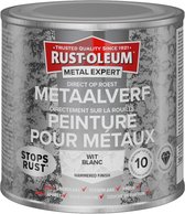 Rust-Oleum Métal Expert directement sur la Peinture antirouille martelée Wit 250 ml