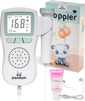 Pandam Doppler Baby – Baby Hartje Monitor – Echo Apparaat - Hartslagmeter - Fetal Hartslag Luisteren – Zwangerschap Cadeau Vrouw