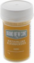 BrandNewCake® Natuurlijke Kleurpoeder Geel 5gr - Eetbare Voedingskleurstof - Kleurstof Bakken