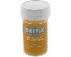 BrandNewCake® Natuurlijke Kleurpoeder Geel 5gr - Eetbare Voedingskleurstof - Kleurstof Bakken