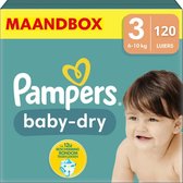 Pampers - Baby Dry - Maat 3 - Maandbox - 120 luiers