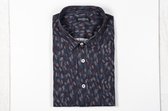 Pre End heren overhemd - heren blouse - lange mouw - 100509 - Elkin - navy print - maat XL