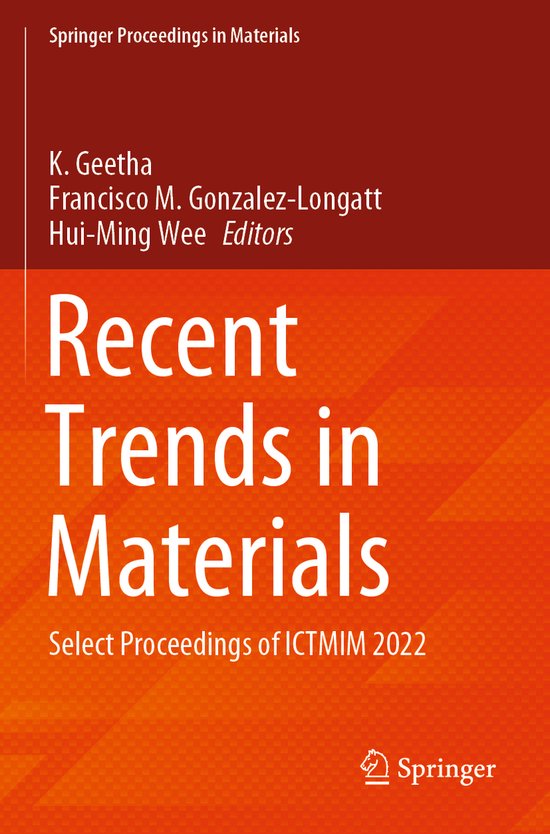 Springer Proceedings in Materials18- Recent Trends in Materi ... - cover