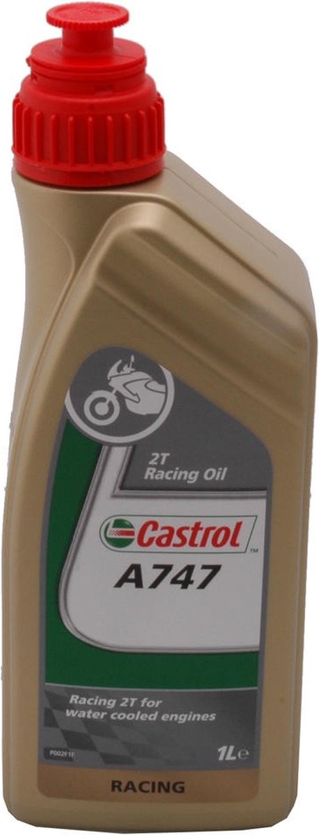 Olie Castrol A747 racing 1 liter fles