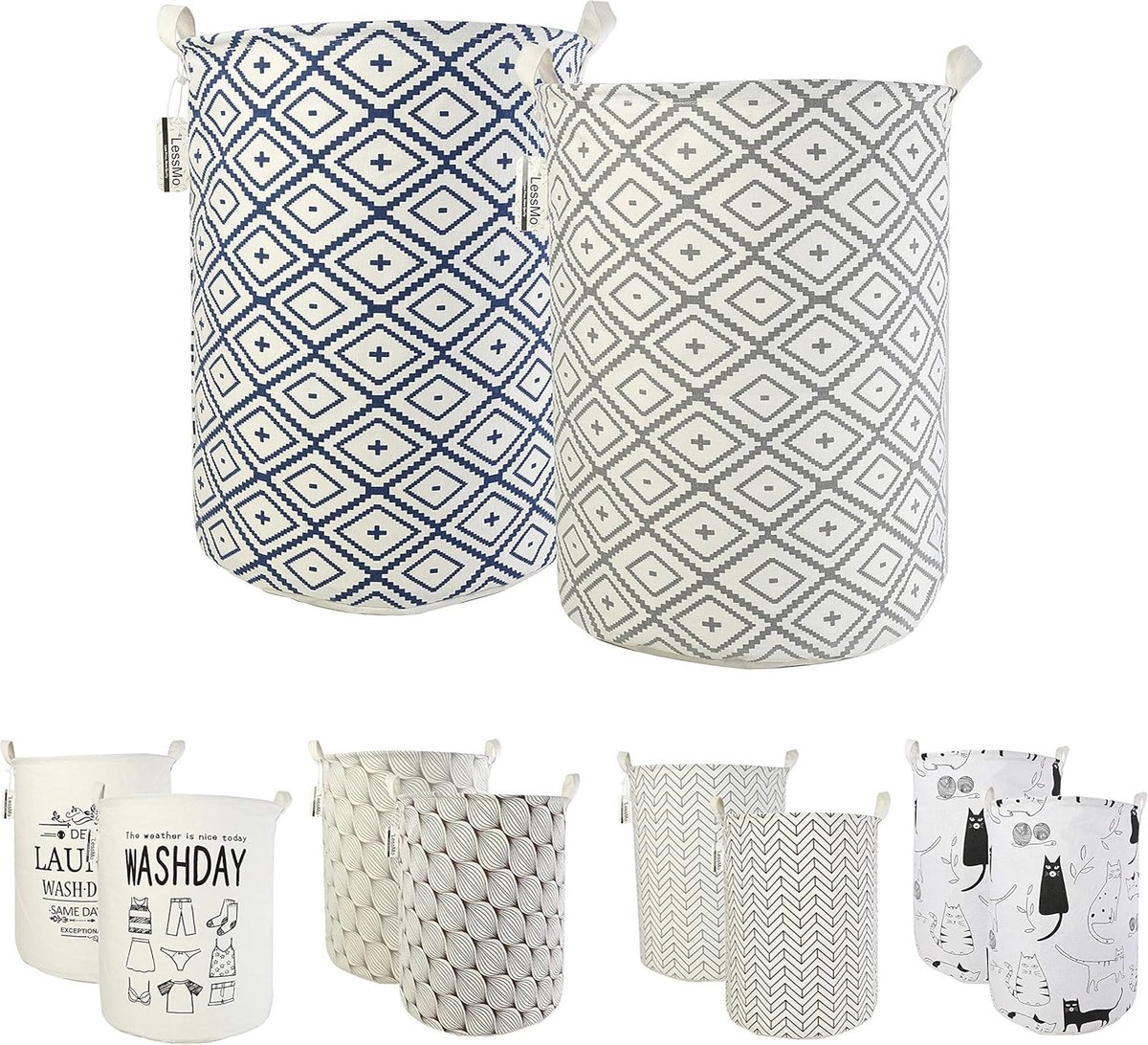 Goedkoopste 2 x 17,7 inch wasmandopbergsorteerder met trekkoord.