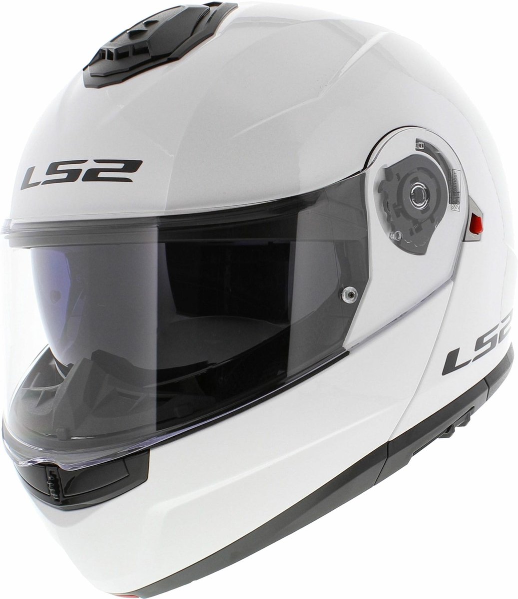 LS2 FF908 Strobe II Gloss Wit 06 Systeemhelm - Helm