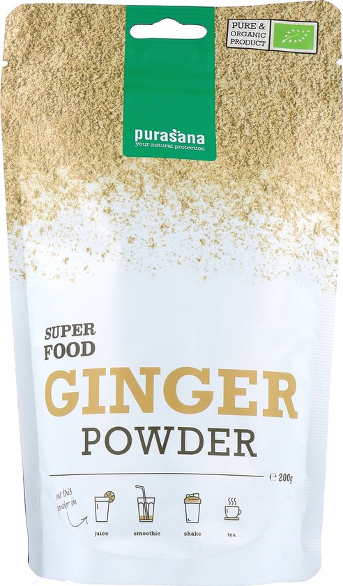 Purasana Gember Poeder Bio 200 gr