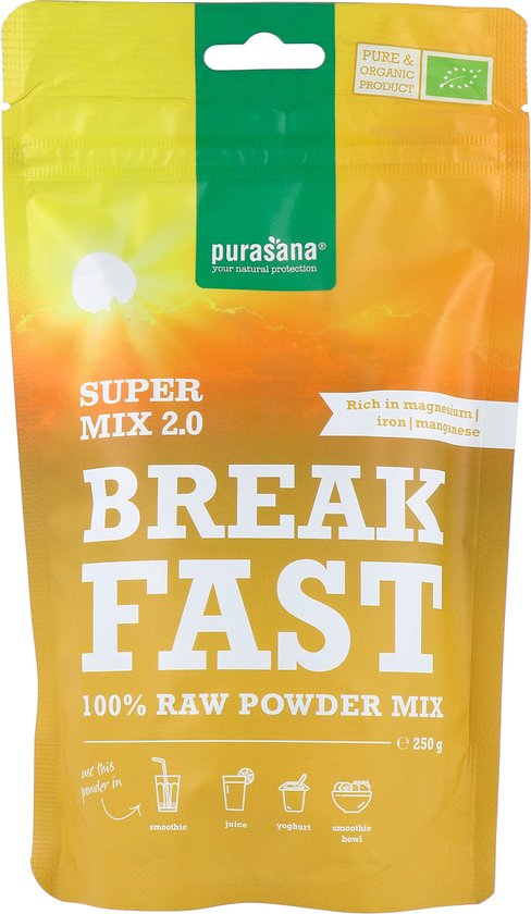 Purasana® Breakfast Bio Mix 2.0 250 Poeder