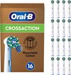 Oral-B Pro Cross Action - Opzetborstels - Met CleanMaximiser Technologie - 16 Stuks - Brievenbusverpakking