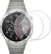 2x Screenprotector geschikt voor Huawei Watch GT 4 46mm - Folie Screen Protector geschikt voor Huawei Watch GT 4 46mm