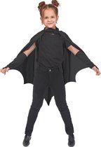 Halloween Smiffys Cape - vleermuis - vampier - zwart - voor kinderen