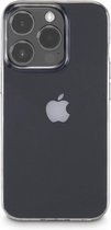 Hama Always Clear Cover - Hoesje geschikt voor iPhone 15 Pro - TPU - Anti-slip en flexibel - Kras- en stootbestendig - Transparant