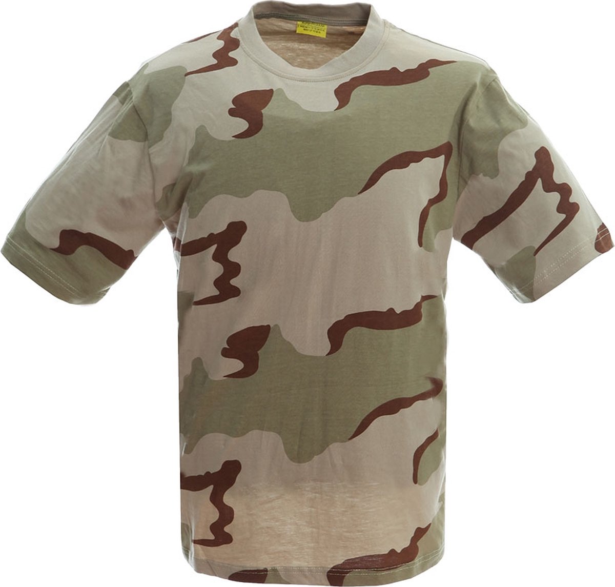 HELIKON T-Shirt Uomo 3-Colore Desert, 100% Cotone, Resistente, Taglie Da S A 3XL