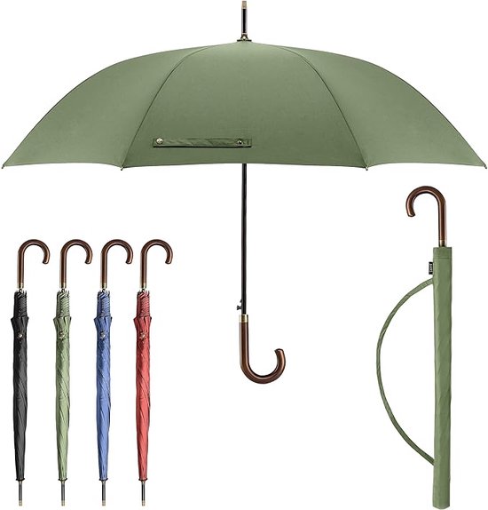 Parapluie pour femme, parapluie entièrement automatique, grand parapluie  horloge à 12