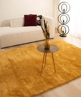 Velours vloerkleed - Flair goud 300x400 cm