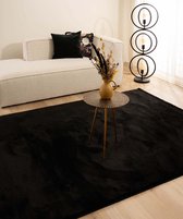 Velours vloerkleed - Flair zwart 300x400 cm