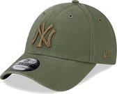 New Era 9fortyâ® Washed Canvas New York Yankees Cap 60424841 - Kleur Groen - Maat 1SIZE