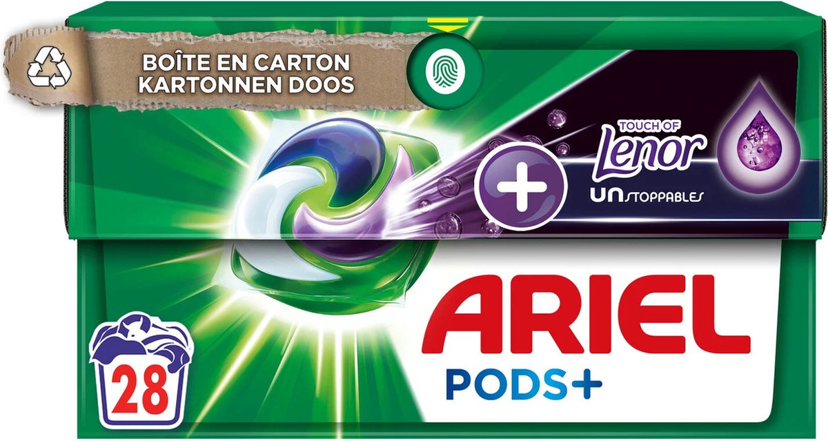 Ariel Platinum PODS® + Touch of Lenor Unstoppables