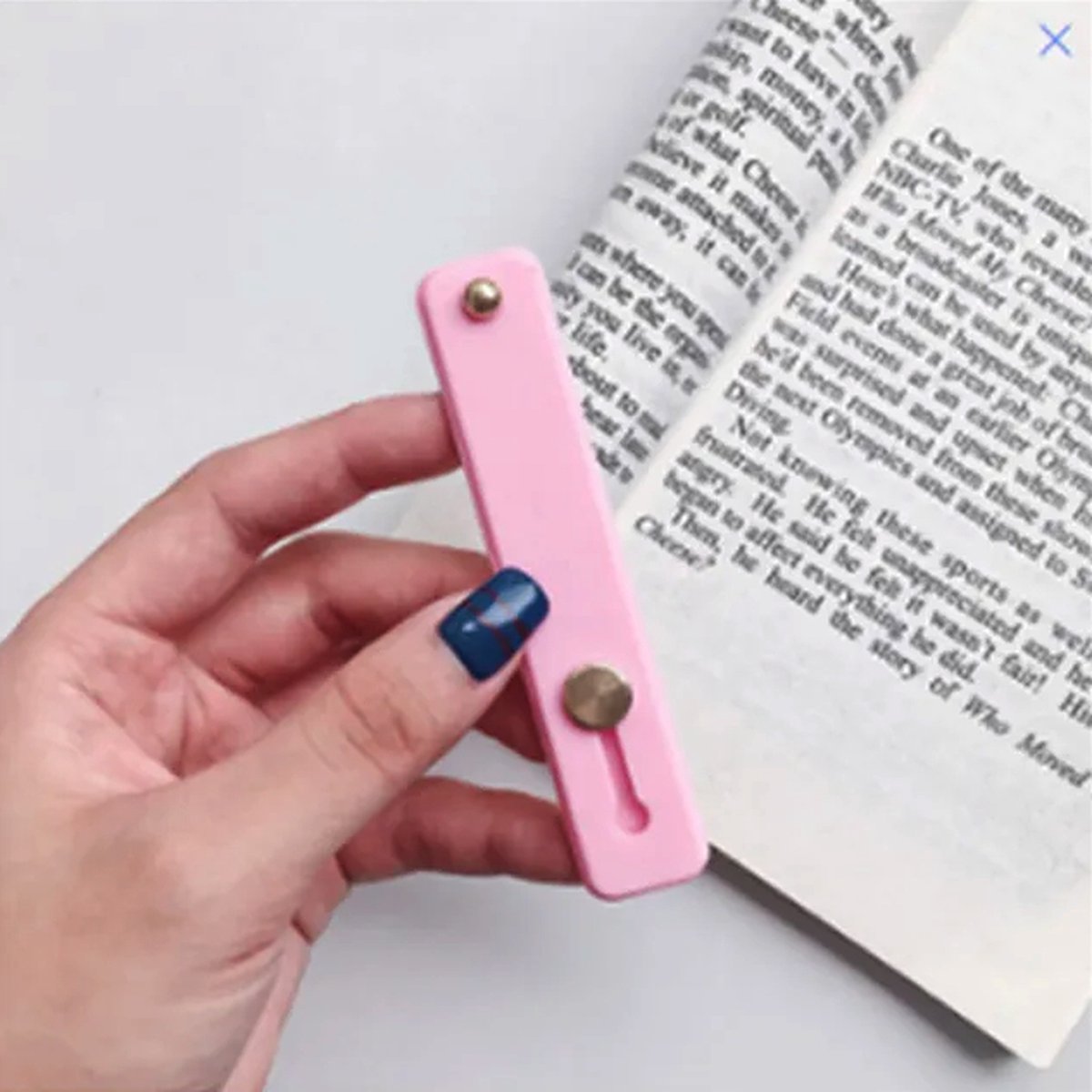 Universele verstelbare vinger grip - Roze