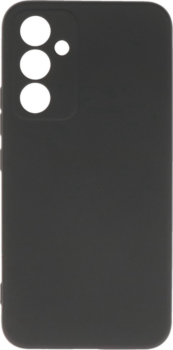 Siliconen slim fit telefoonhoesje Samsung A54 - extra bescherming - Zwart