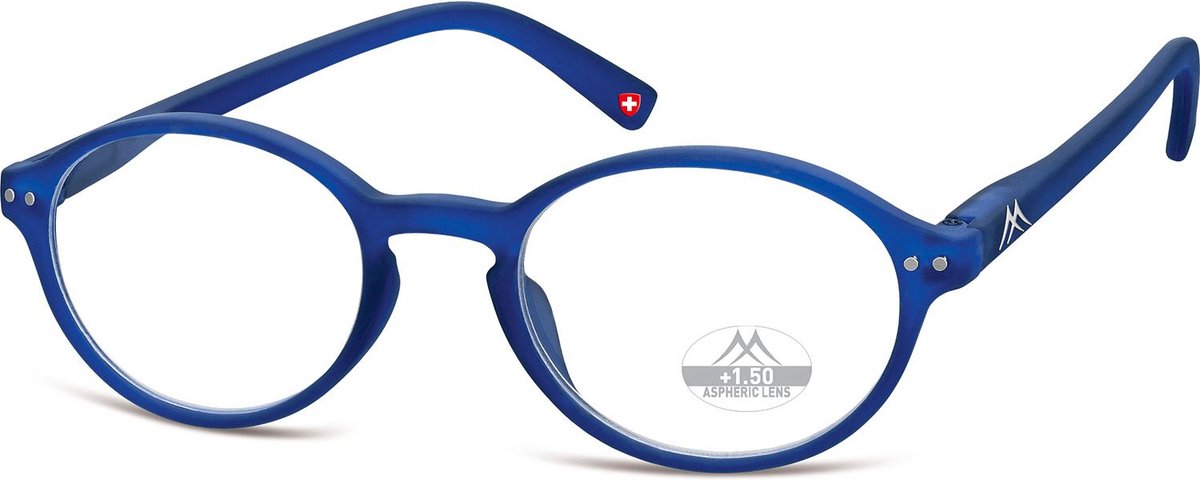 Montana Leesbril MR74C Kobaltblauw 1:50