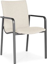 SUNS Anzio dining chair matt royal grey/natural mixed weave