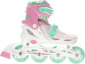 Champz patins à roues alignées hardboot vert pastel/rose blanc