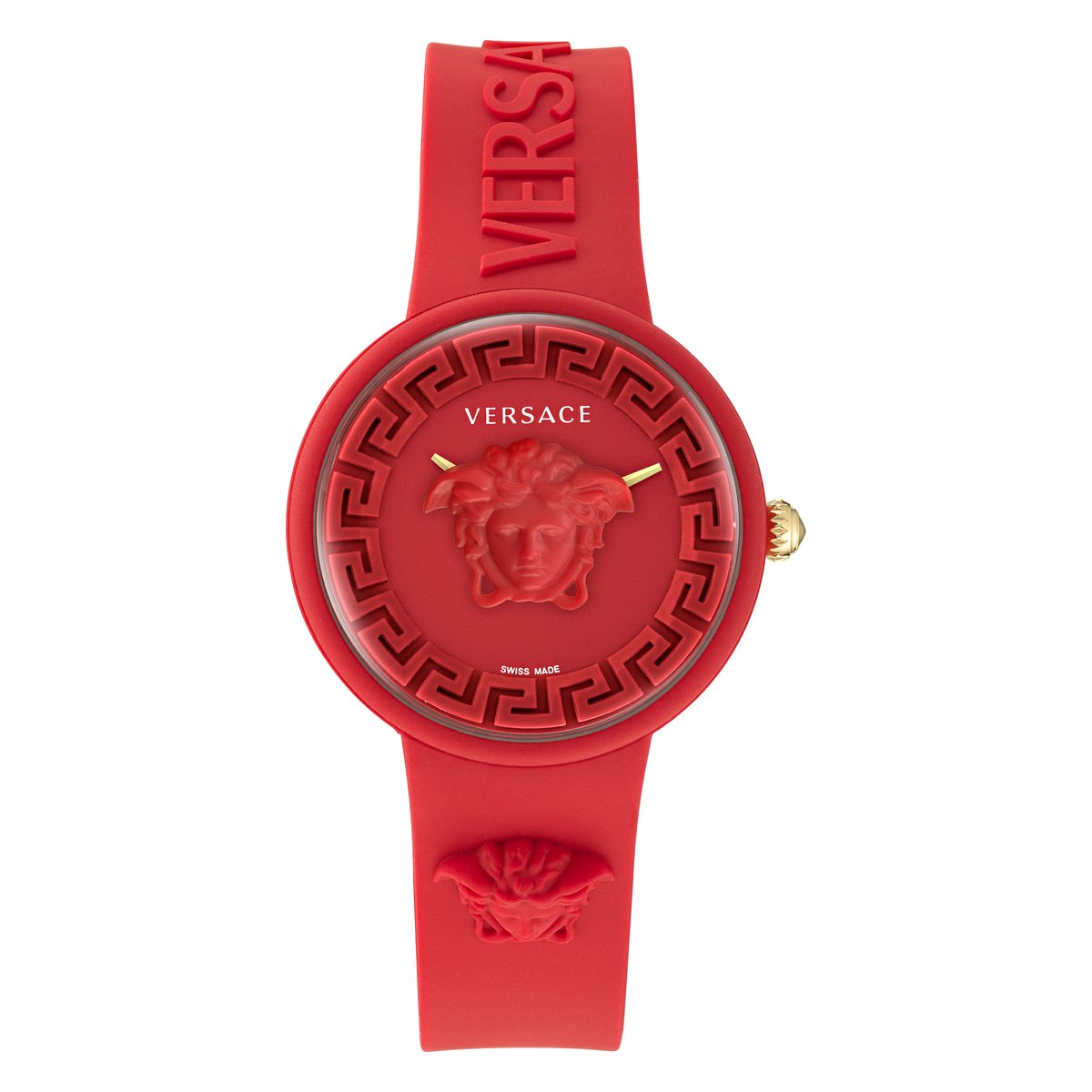 Versace Medusa Pop VE6G00723 Horloge - Siliconen - Rood - Ø 39 mm