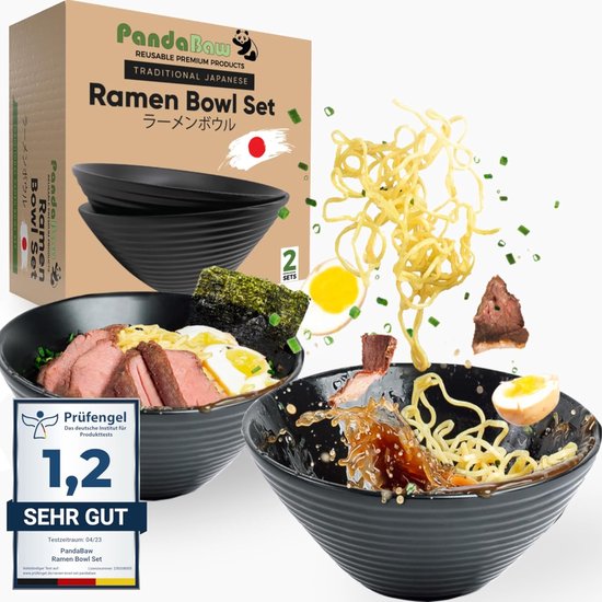 Ramen Bowl Set Keramisch 2 x Premium Ramen Bowl Japanse