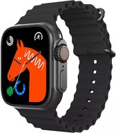 Aimiou S8 Ultra Smartwatch - Smartwatch Dames & Heren - Touchscreen - Stappenteller horloge - Geschikt voor multisport - Voor IOS & Android - Zwart