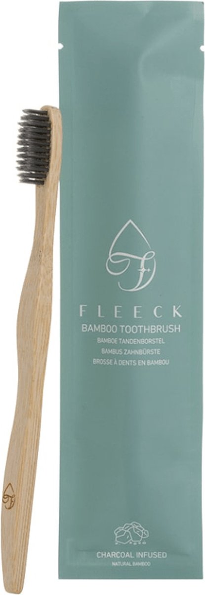 Bamboe Tandenborstel - Fleeck - Duurzaam Tandenpoetsen - 100% Natuurlijk Hout - Plasticvrij