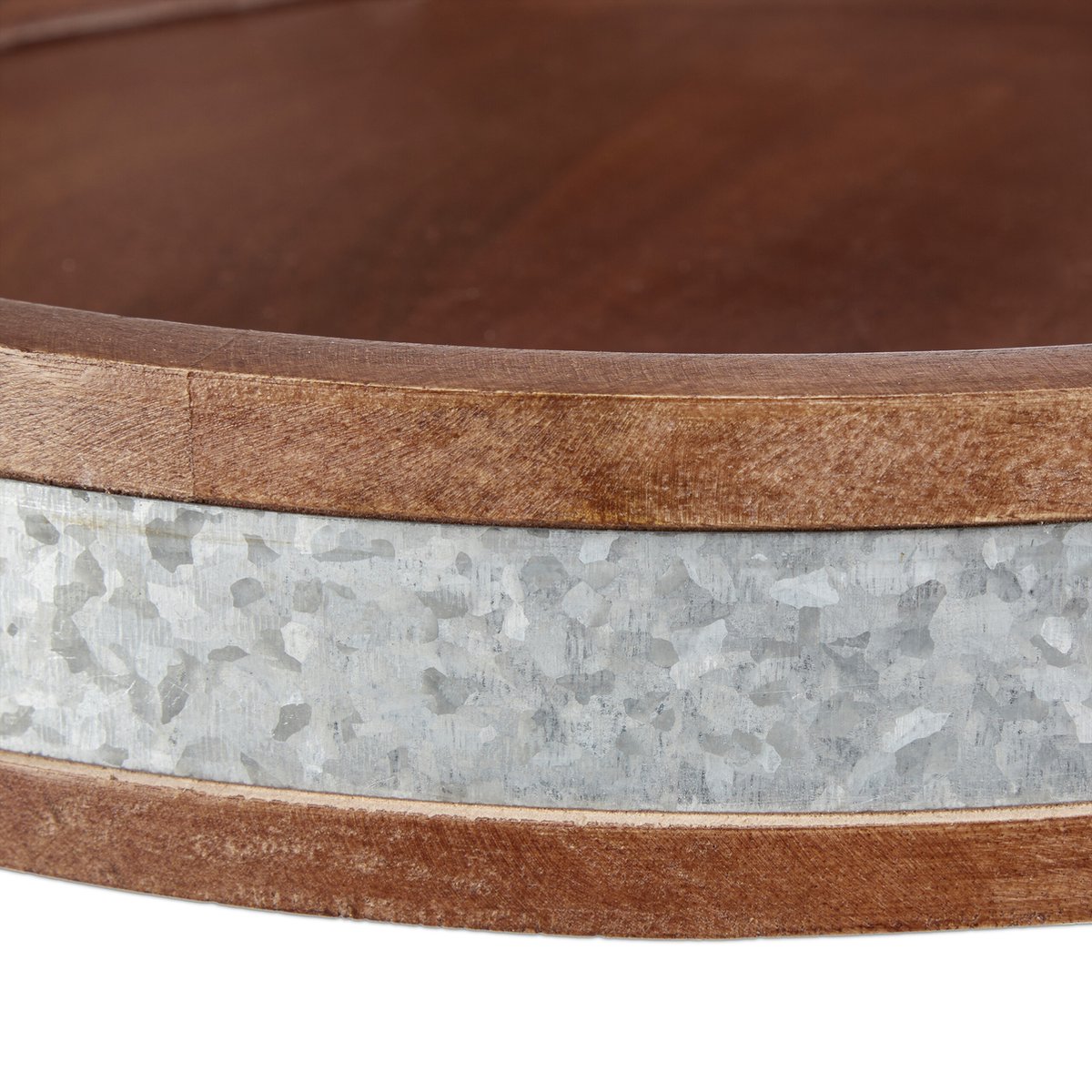 Zilver dienblad Carve van House Doctor: dia 30/38 cm. Leuk set ! - BRIC.Living