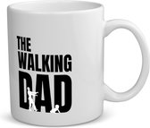 Akyol - the walking dad koffiemok - theemok - Quotes - je vader - zombie vader - vader cadeautjes - vaderdag - verjaardagscadeau - verjaardag - cadeau - geschenk - kado - gift - vader artikelen - 350 ML inhoud