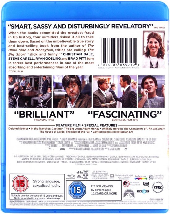 Full Movie Big Short Subtitles Michael Scott Amazon Prime The - Main Image