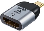 AdroitGoods Usb-C Naar HDMI Adapter - 4K 60@Hz - Type-C 3.2