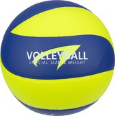 Avento Volleybal PU gelamineerd - Match Pro - Soft Touch - Blauw/Geel