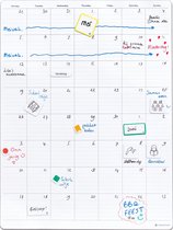 GreenStory - Sticky Whiteboard - Planning mensuel Planboard - 2 mois