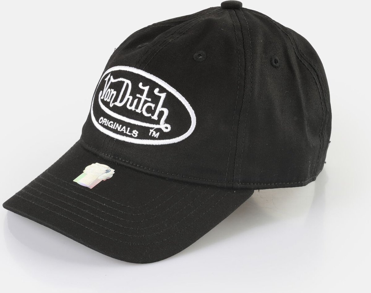Von Dutch Pet - Unstructured Cap - Black - One Size - Dad Cap - Baseball Cap - Petten