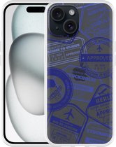 Étui Cazy adapté aux Tampons de passeport iPhone 15