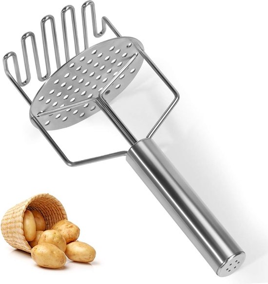 3 Stuks Aardappelstamper, Multifunctionele Handmatige Aardappelstamper Roestvrij Staal Voor Keuken Aardappelstamper Met Haken Geschikt Voor Aardappelen Babyvoeding Groenten En Fruit Enz 3 Stuks Aardappelstamper, Multifunctionele Handmatige Aardappelstamper Roestvrij Staal Voor Keuken Aardappelstamper Met Haken Geschikt Voor Aardappelen Babyvoeding Groenten En Fruit Enz