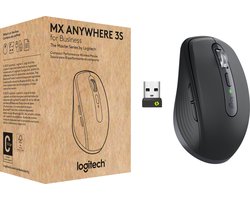 Logitech MX Anywhere 3S for Business muis Kantoor Rechtshandig RF-draadloos + Bluetooth Laser 8000 DPI