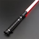 Raddsaber Star Wars Sabre laser NEOPIXEL "T- Shield" - Zwart - Sabre laser en acier - 11 couleurs (RVB) Lumière 50 Watt - 16 effets sonores et 20 effets lumineux - Flash on clash - Son oscillant
