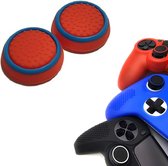 Gadgetpoint | Gaming Thumbgrips | Performance Antislip Thumbsticks | Joystick Cap Thumb Grips | Accessoires geschikt voor Playstation PS4 PS5 & Xbox & Nintendo Pro Controller | Rood met blauwe cirkel
