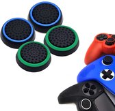 Gadgetpoint | Gaming Thumbgrips | Performance Antislip Thumbsticks | Joystick Cap Thumb Grips | Accessoires geschikt voor Playstation PS4 PS5 & Xbox & Nintendo Pro Controller | Zwart Lichtblauw en Zwart Groen