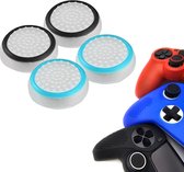 Gadgetpoint | Gaming Thumbgrips | Performance Antislip Thumbsticks | Joystick Cap Thumb Grips | Accessoires geschikt voor Playstation PS4 PS5 & Xbox & Nintendo Pro Controller | Wit Zwart en Wit Lichtblauw