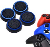 Gadgetpoint | Gaming Thumbgrips | Performance Antislip Thumbsticks | Joystick Cap Thumb Grips | Accessoires geschikt voor Playstation PS4 PS5 & Xbox & Nintendo Pro Controller | Zwart Blauw en Zwart Lichtblauw | Vaderdag Cadeau