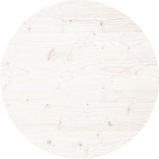 vidaXL-Tafelblad-rond-Ø30x3-cm-massief-grenenhout-wit