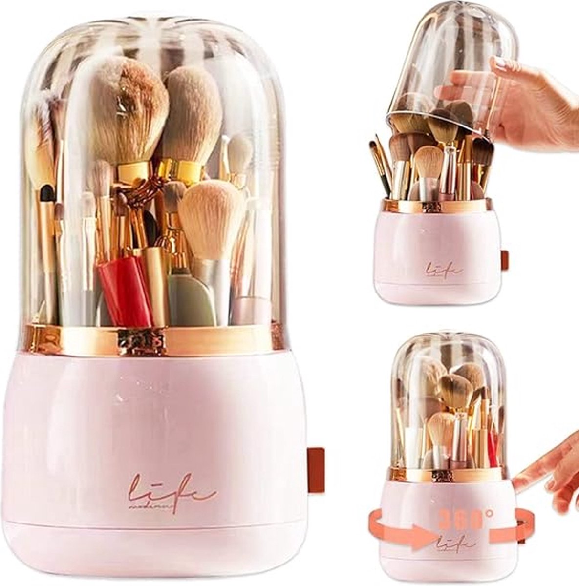 make-uptafel, parfumorganizer - osmetics organizer for storage - cosmetica-organizer voor opslag