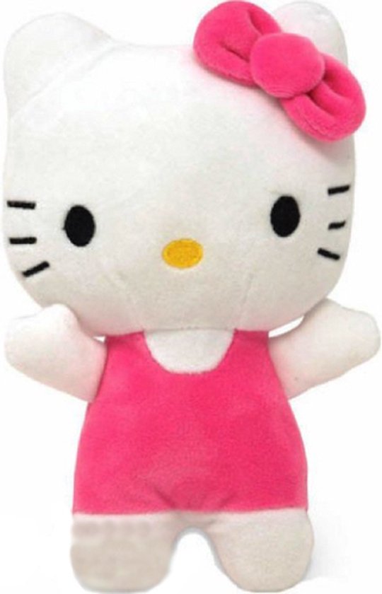 Joy Toy - Hello Kitty pluche hart 14 cm in kartonnen tasje